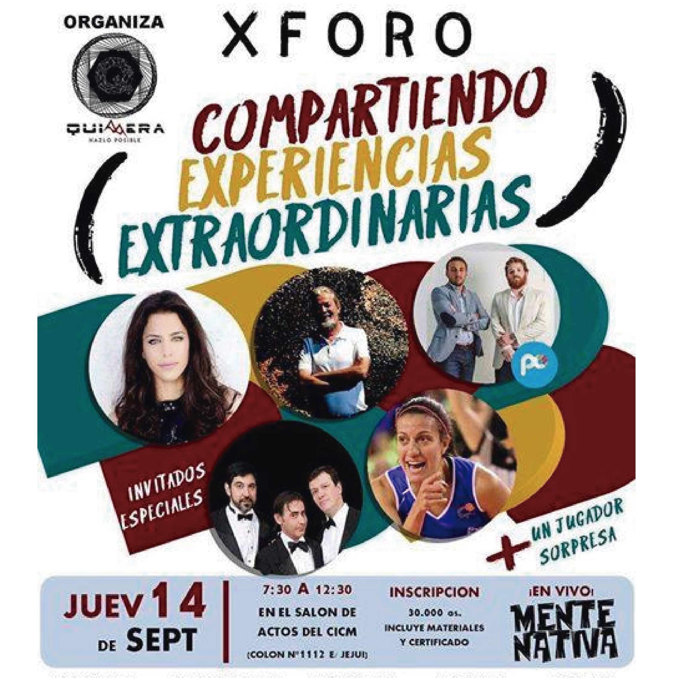 X FORO: COMPARTIENDO EXPERIENCIAS EXTRAORDINARIAS